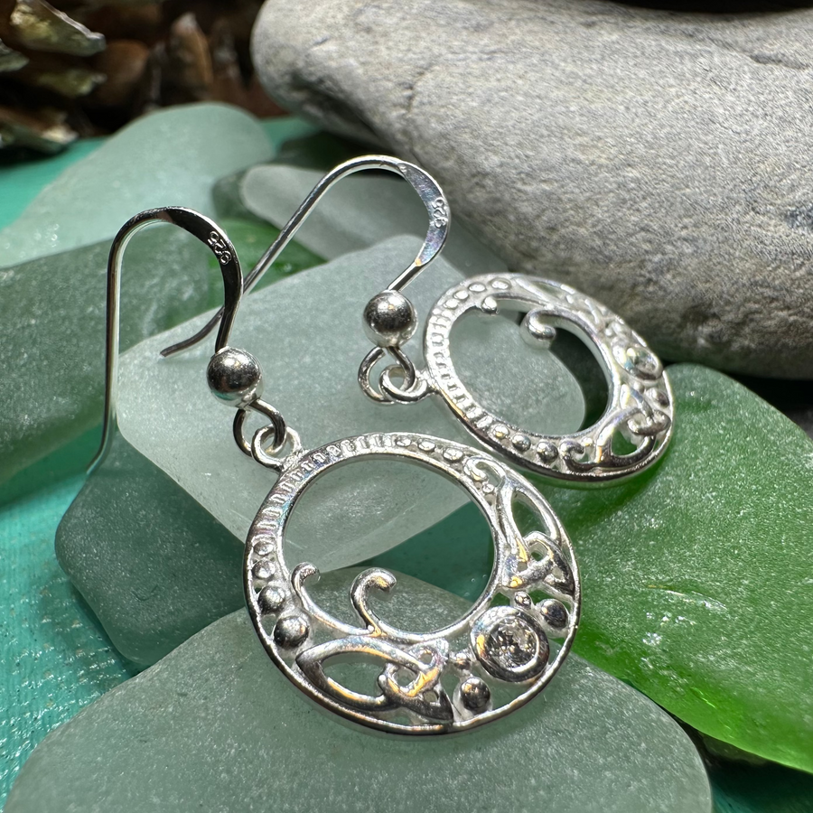 Zia Trinity Knot Earrings