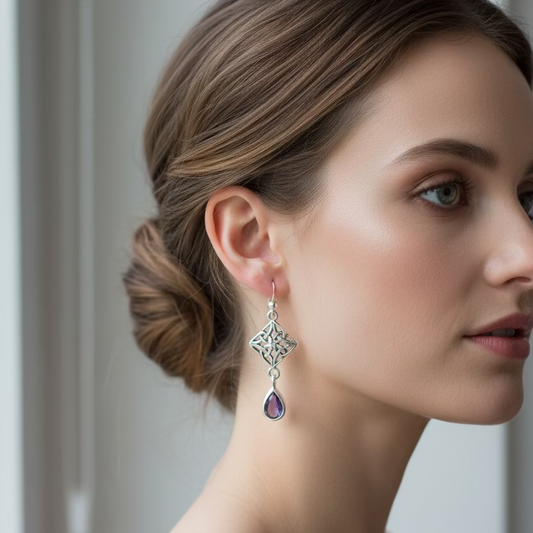 Marinda Celtic Knot Earrings — view 5
