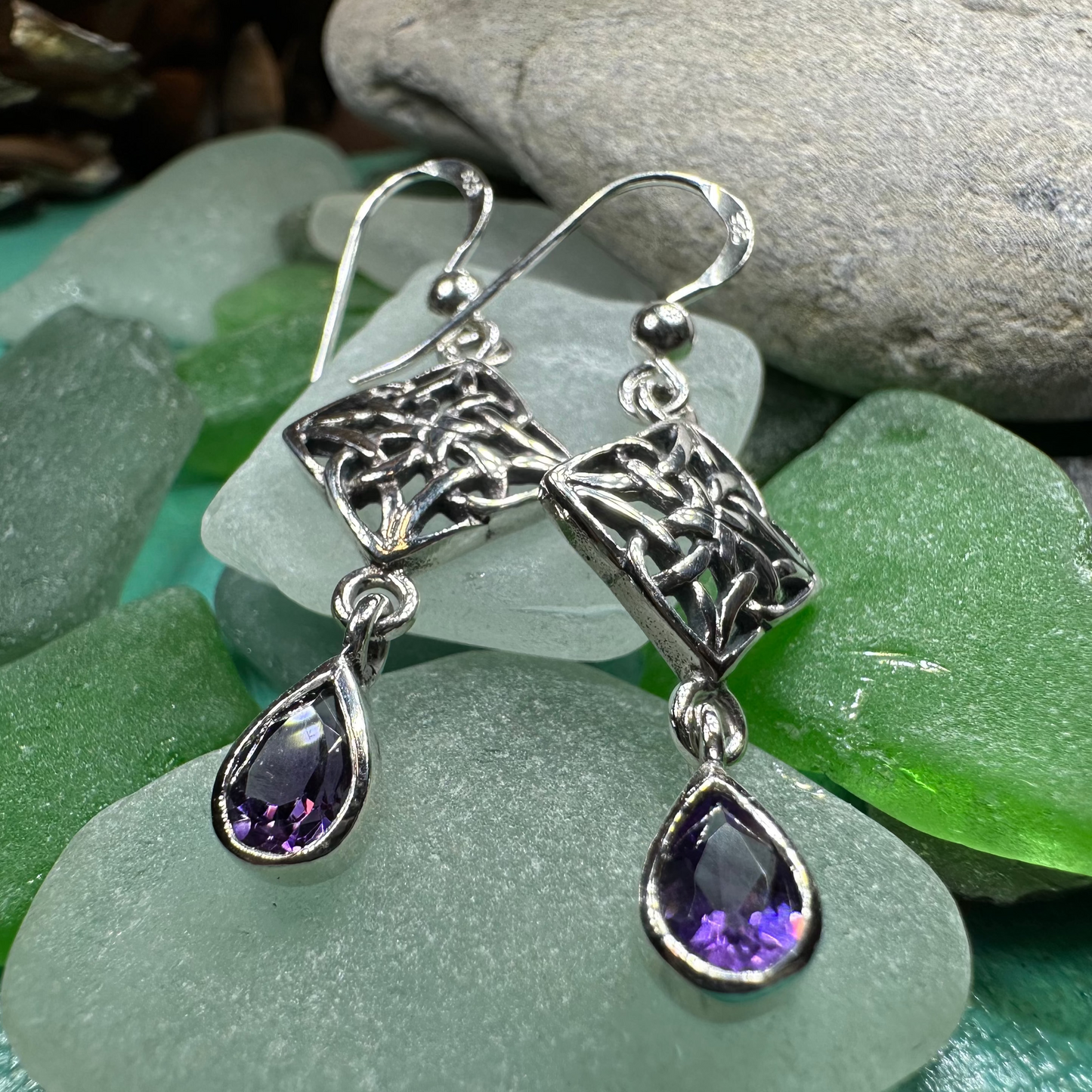 Marinda Celtic Knot Earrings — view 6