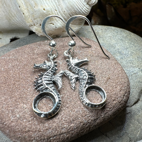 Load image into Gallery viewer, Seaforth Seahorse Earrings
