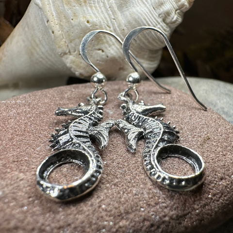 Load image into Gallery viewer, Seaforth Seahorse Earrings
