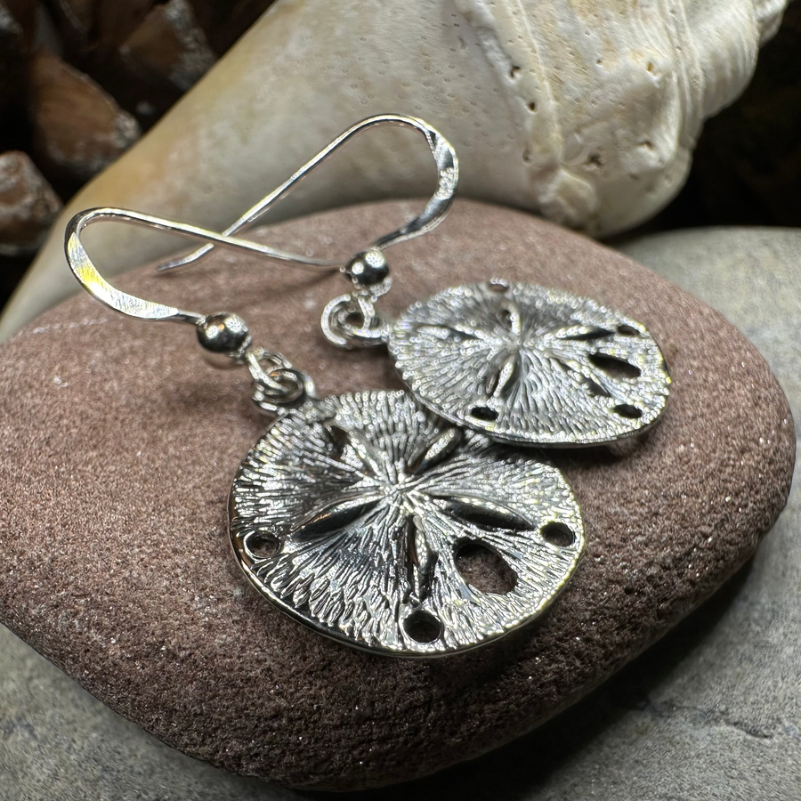 Seabrook Realistic Sand Dollar Earrings