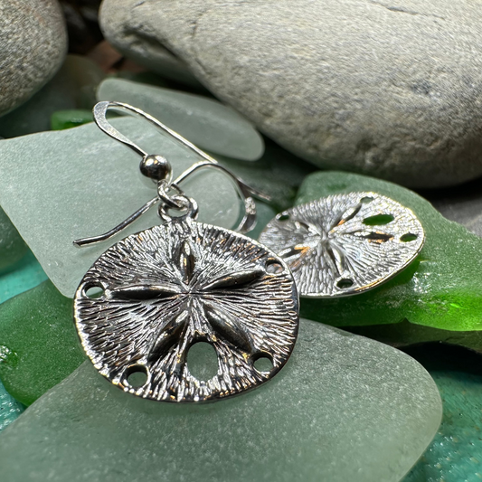 Seabrook Realistic Sand Dollar Earrings