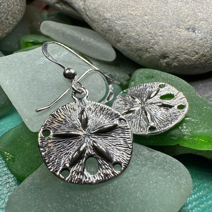 Seabrook Realistic Sand Dollar Earrings