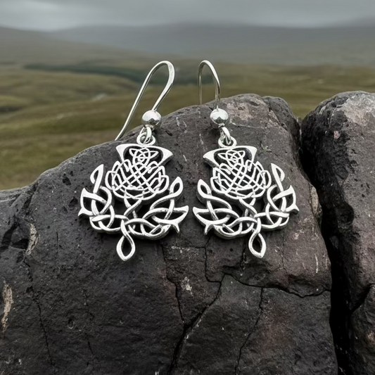 Eildon Scottish Thistle Earrings