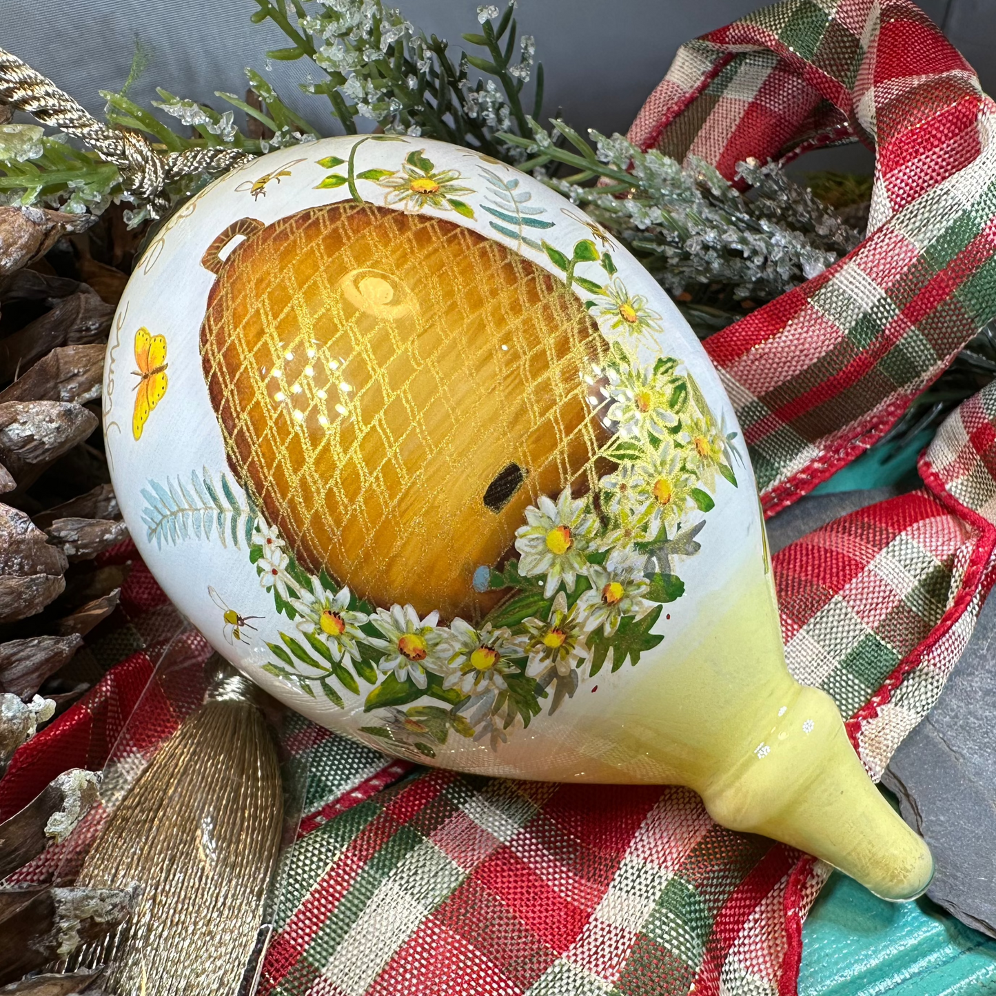 Home Sweet Home Beehive Ornament — view 2