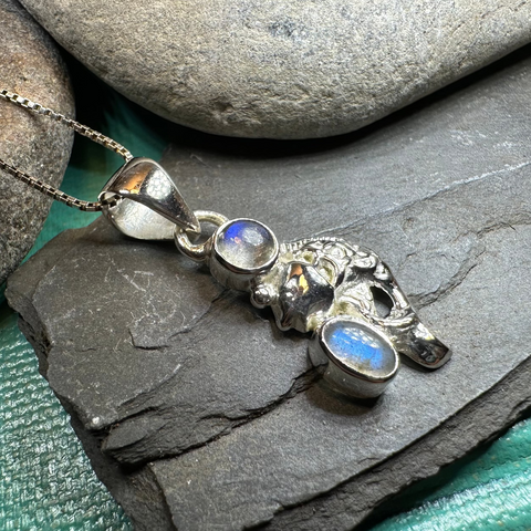 Load image into Gallery viewer, Fionn's Salmon of Knowledge Necklace
