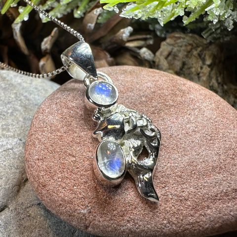 Load image into Gallery viewer, Fionn's Salmon of Knowledge Necklace
