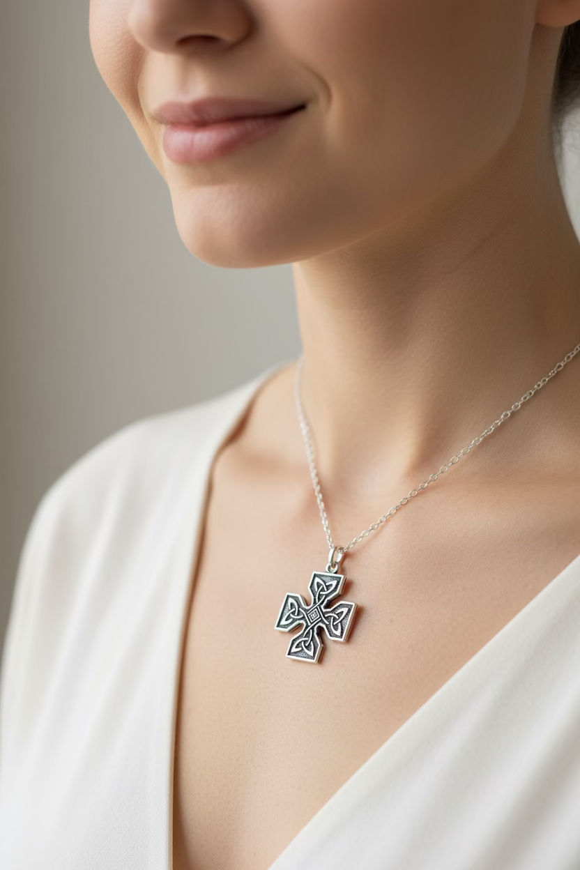 Ahenny Celtic High Cross Necklace