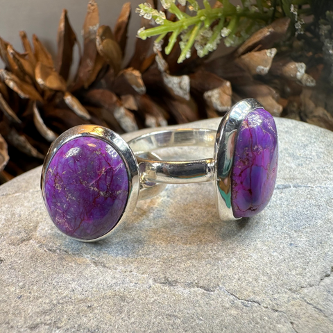 Load image into Gallery viewer, Celtic Purple Mystic Ring
