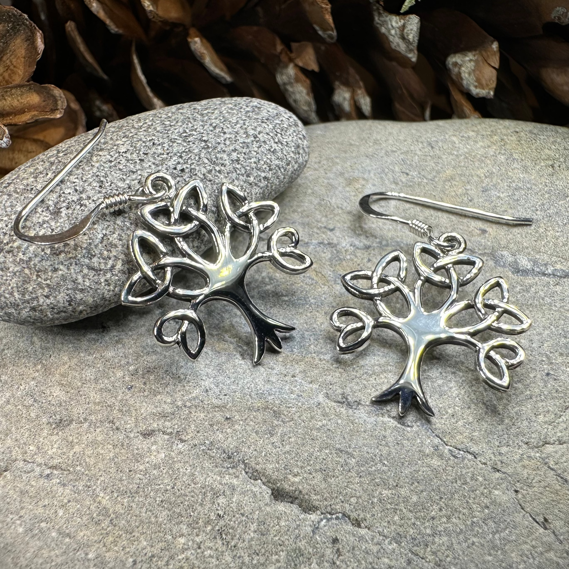 Ceridwen Tree of Life Earrings — view 3