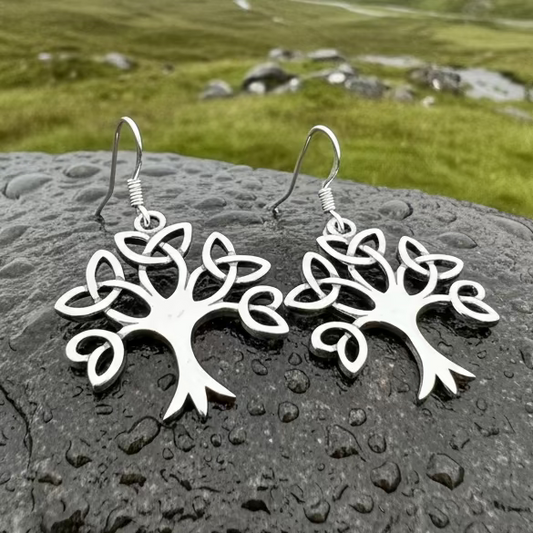 Ceridwen Tree of Life Earrings — view 6