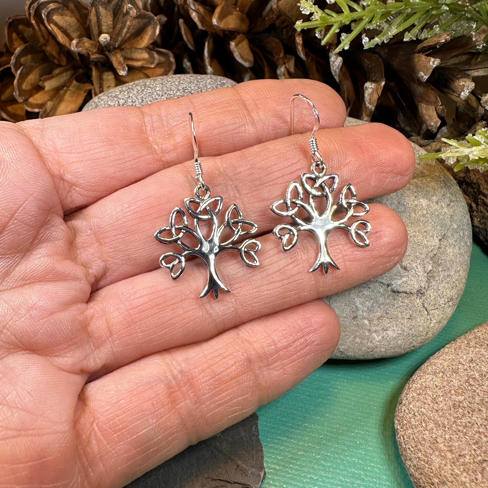 Ceridwen Tree of Life Earrings — view 4