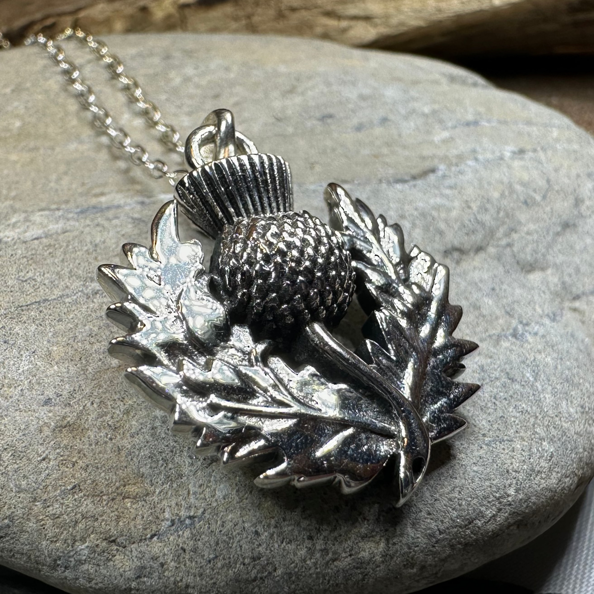 Alba Thistle Necklace — view 4