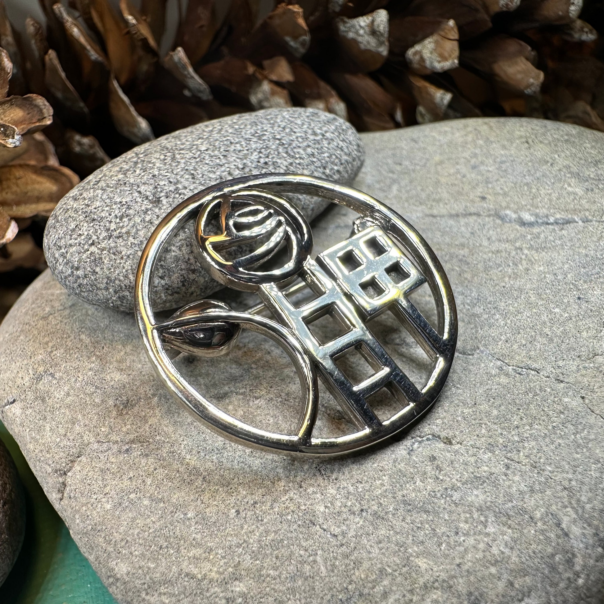 Mackintosh Roses Brooch — view 6