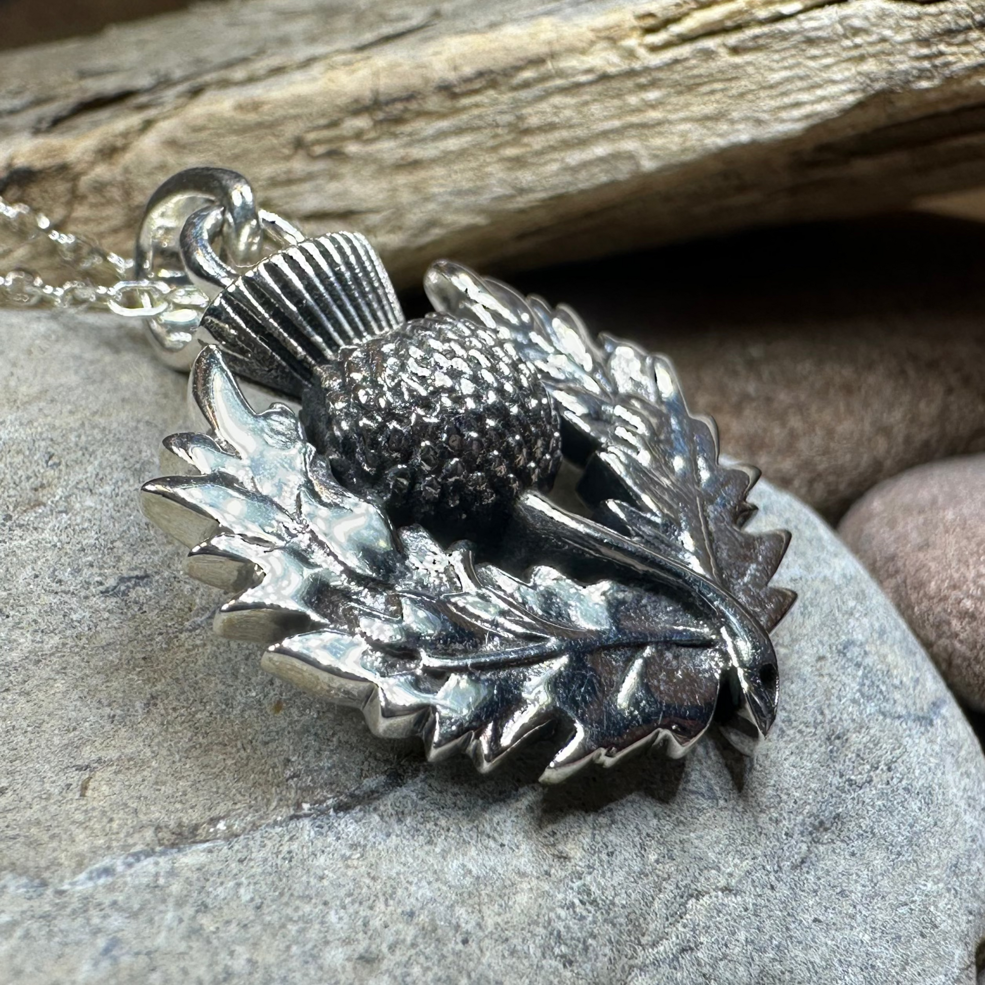 Alba Thistle Necklace — view 2