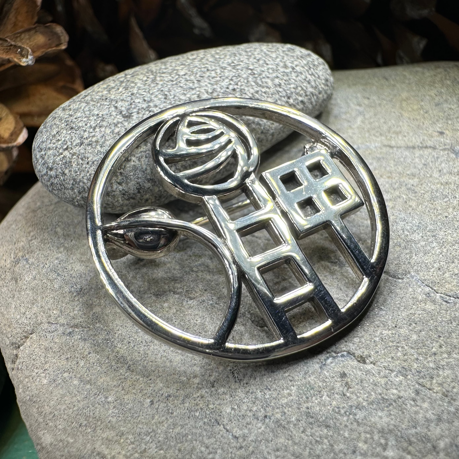 Mackintosh Roses Brooch — view 2