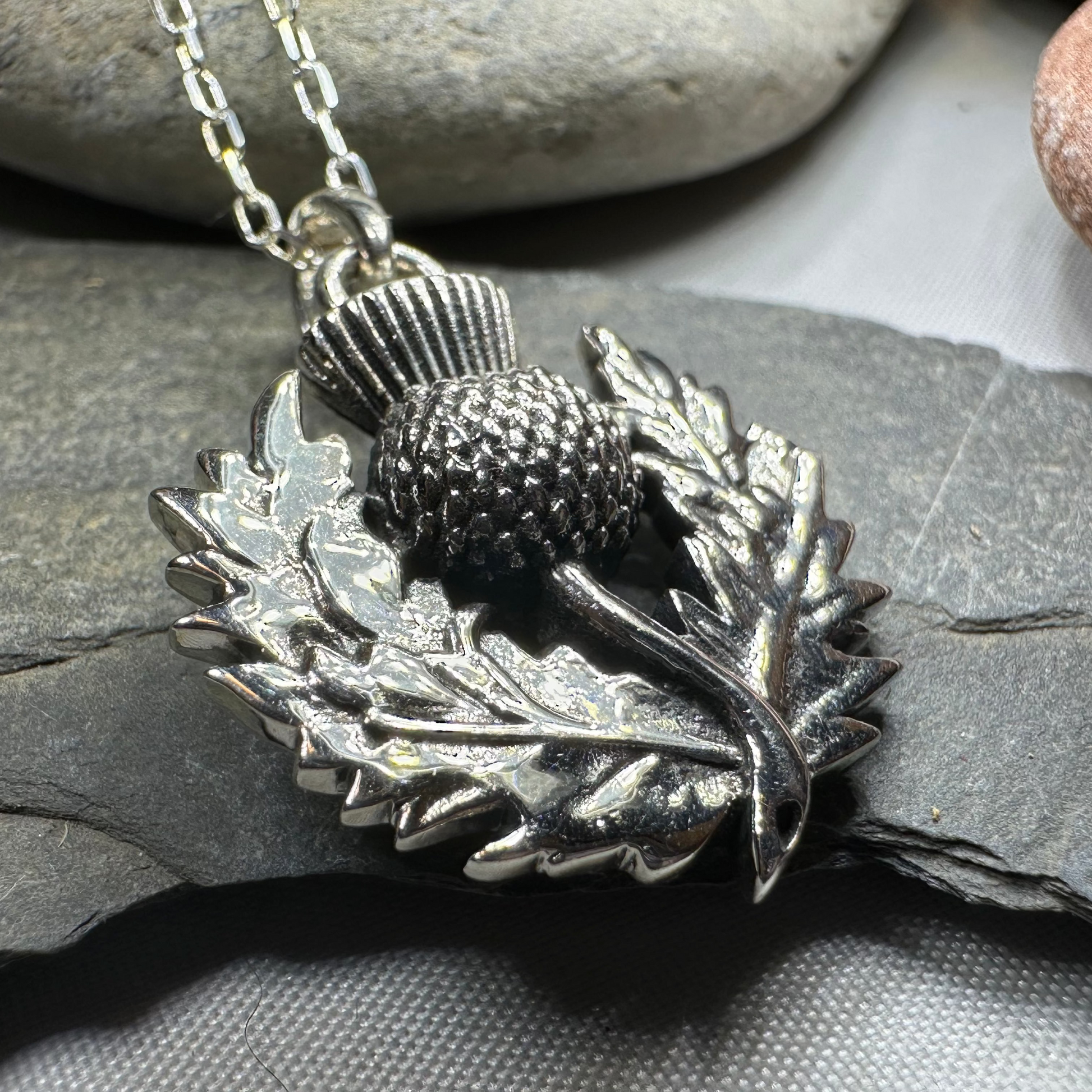 Alba Thistle Necklace — view 3