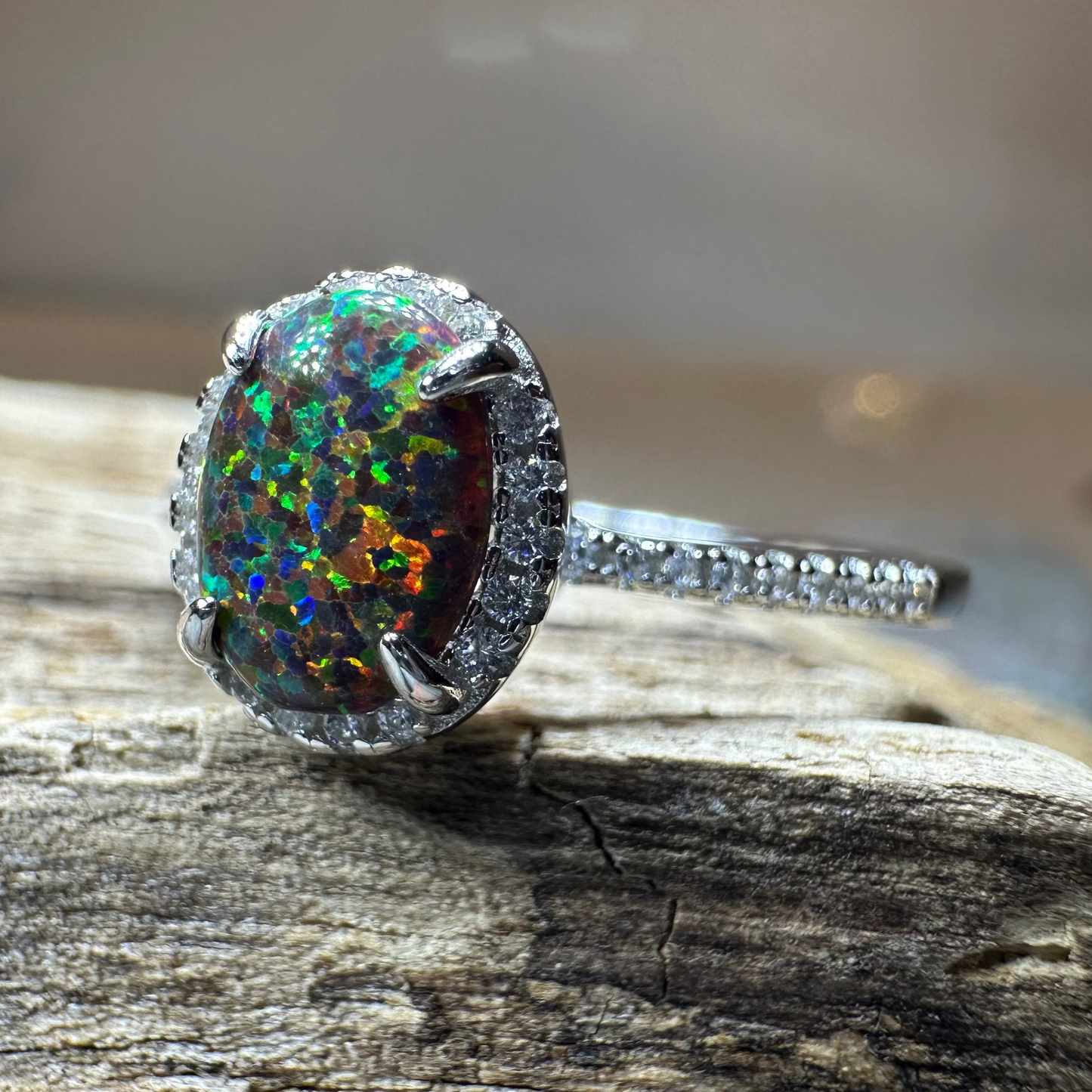 Tamara Opal Engagement Ring for Women