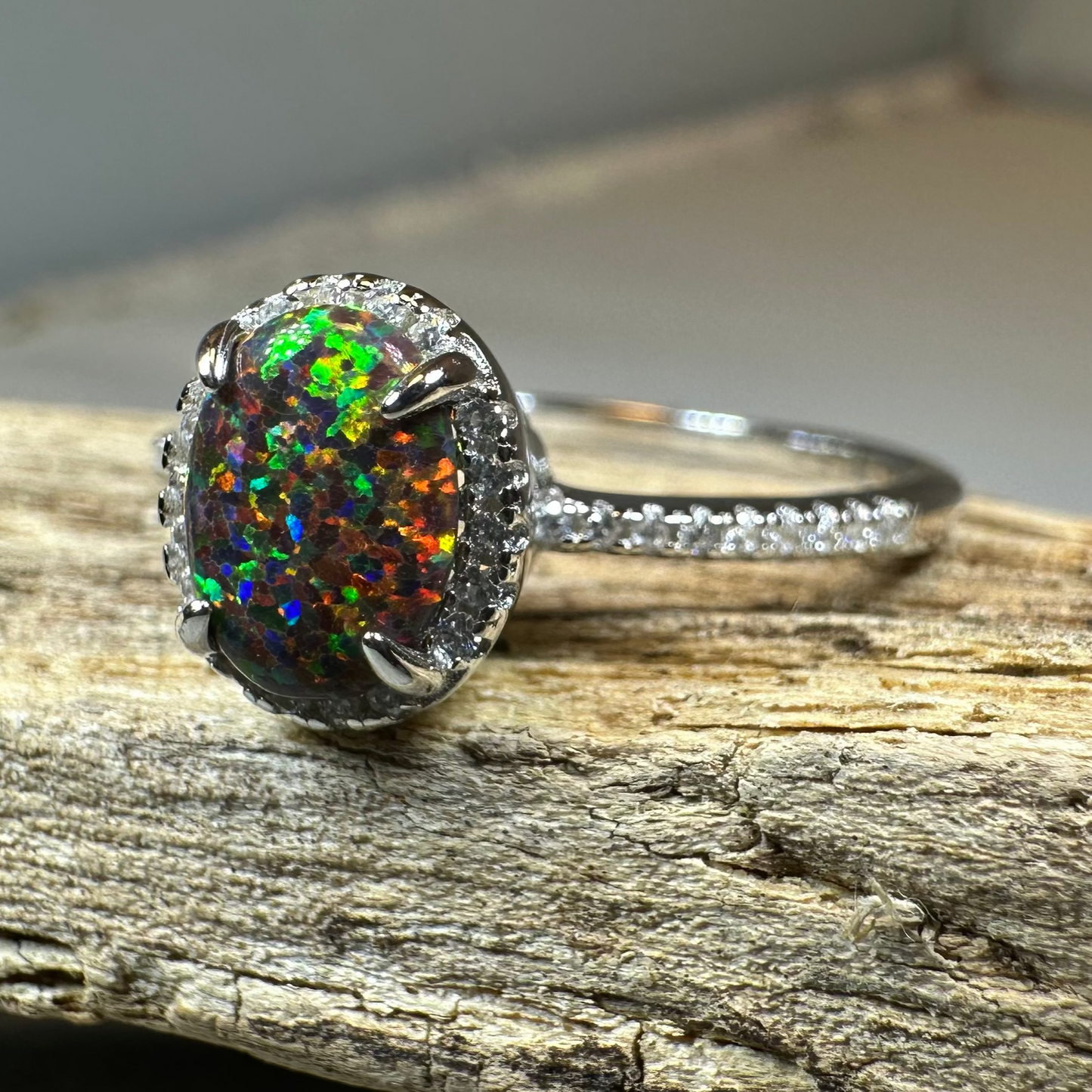 Tamara Opal Engagement Ring for Women