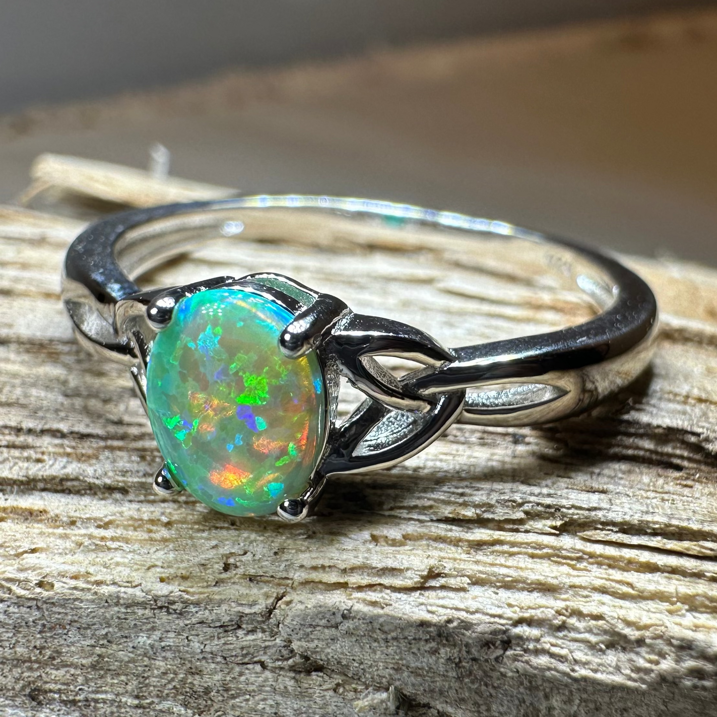 Irish Rain Celtic Ring in silver