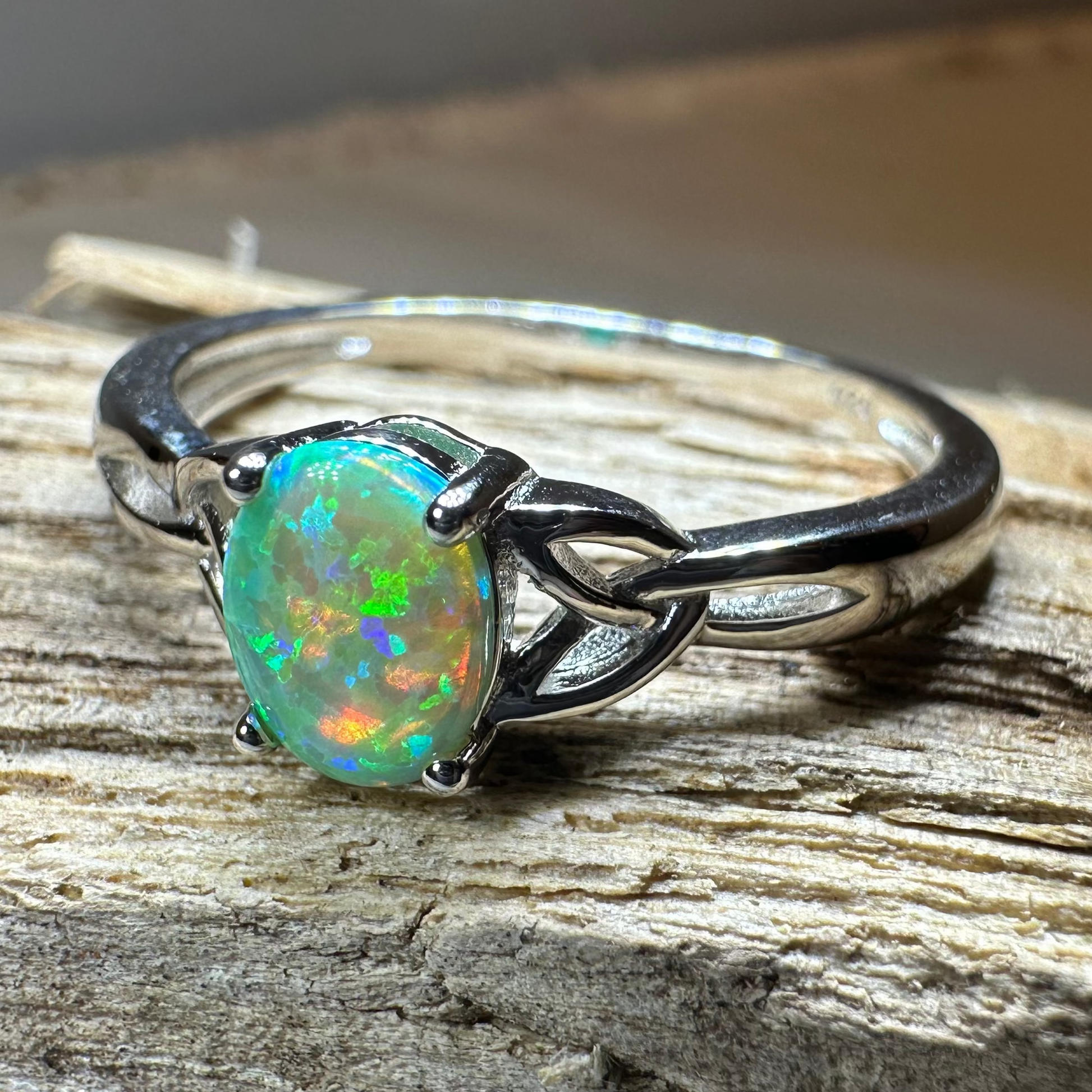 Irish Rain Celtic Ring in silver