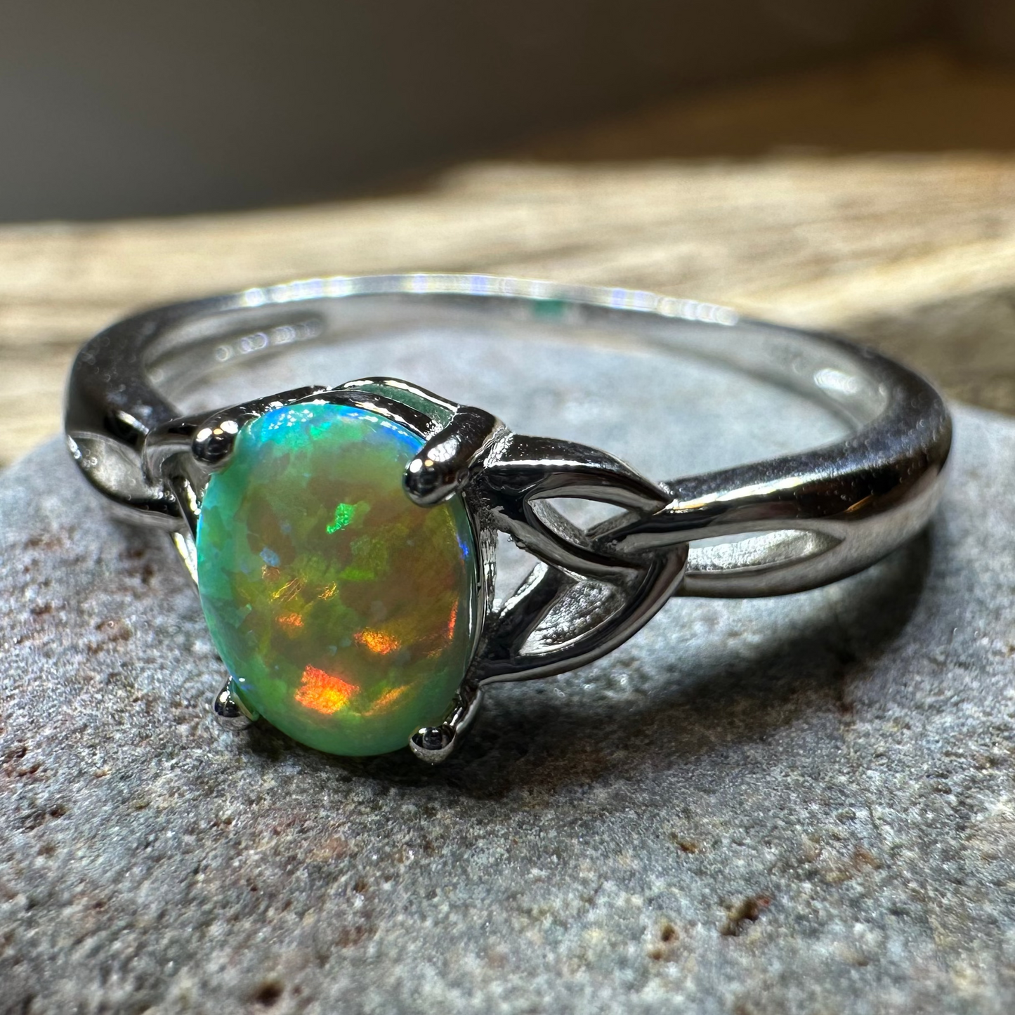 Irish Rain Celtic Ring — view 7