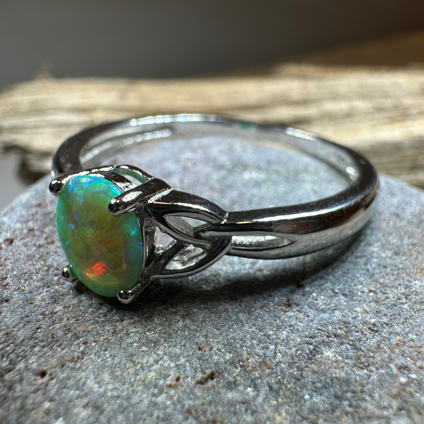 Irish Rain Celtic Ring — view 6