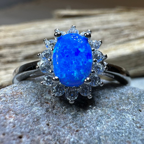 Load image into Gallery viewer, Leanni Opal Celtic Ring
