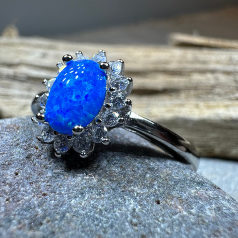 Load image into Gallery viewer, Leanni Opal Celtic Ring
