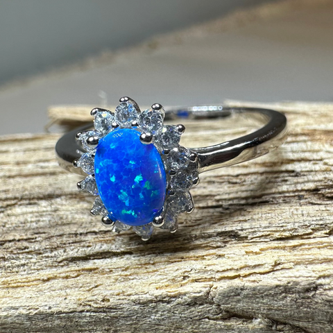 Load image into Gallery viewer, Leanni Opal Celtic Ring
