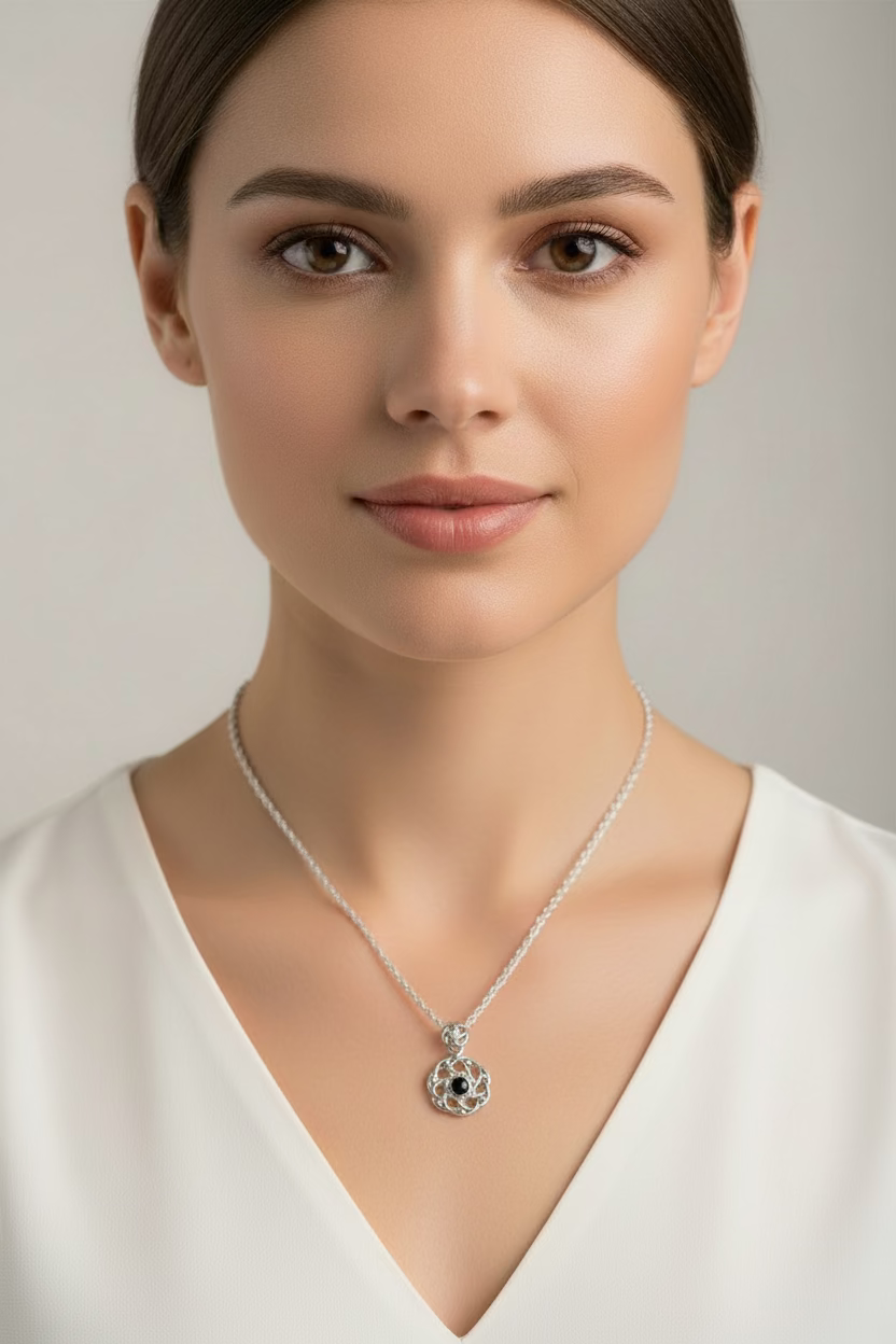 Kaleigh Celtic Knot Necklace — view 4