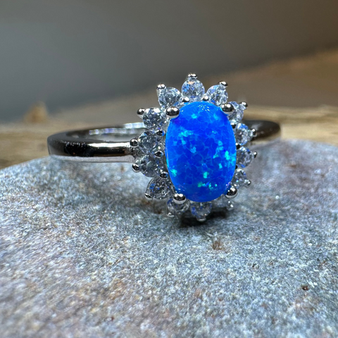 Load image into Gallery viewer, Leanni Opal Celtic Ring
