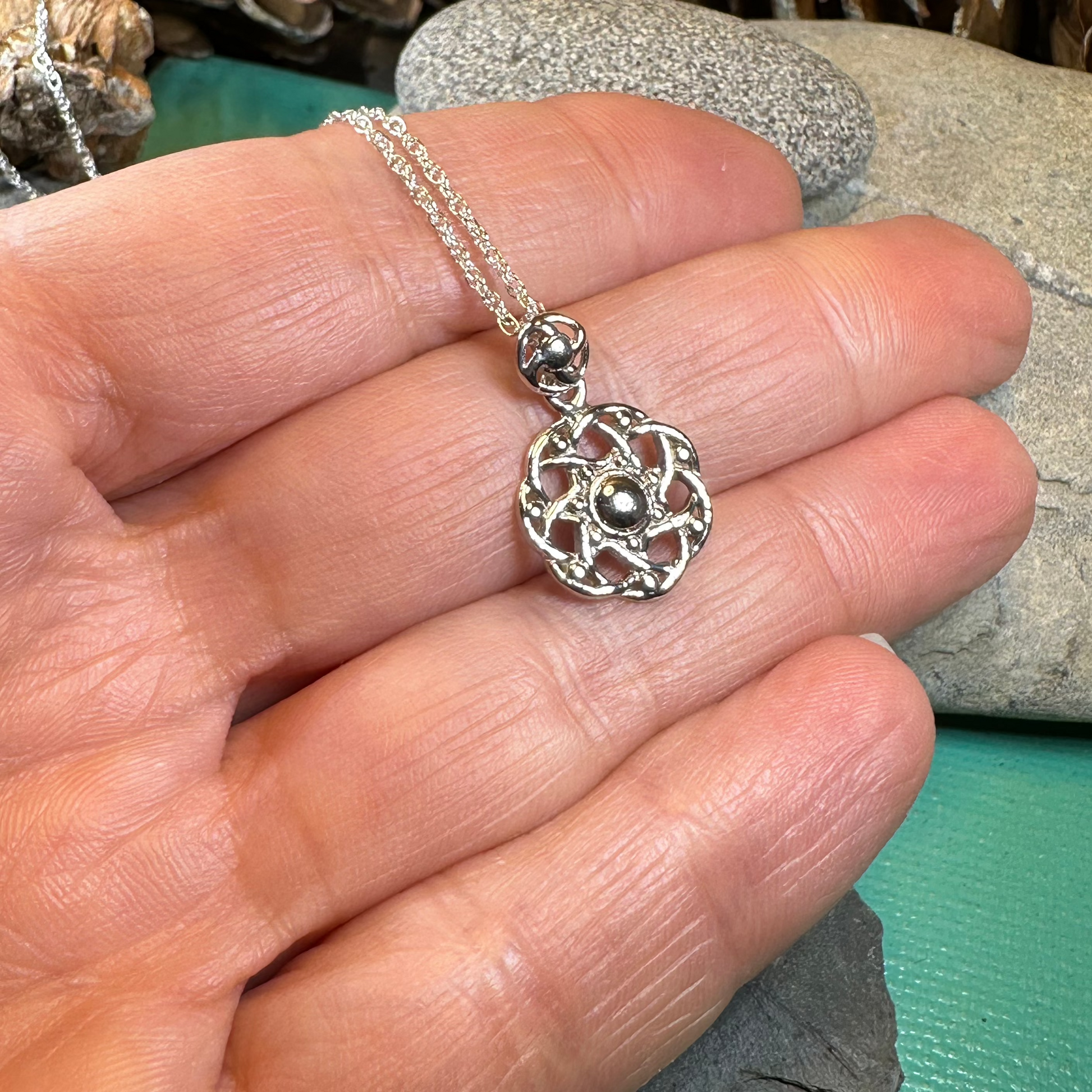 Kaleigh Celtic Knot Necklace — view 3