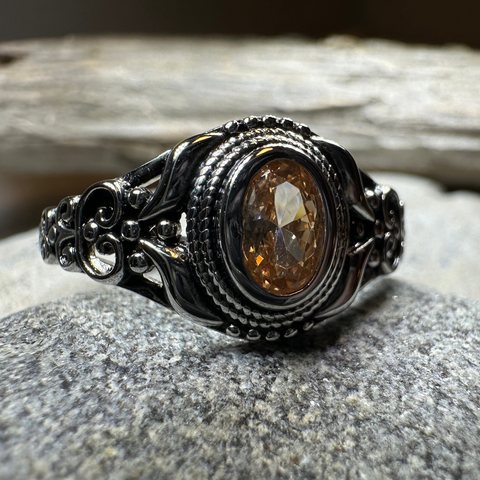 Load image into Gallery viewer, Romantic Celtic Knot Ring in Sterling Silver
