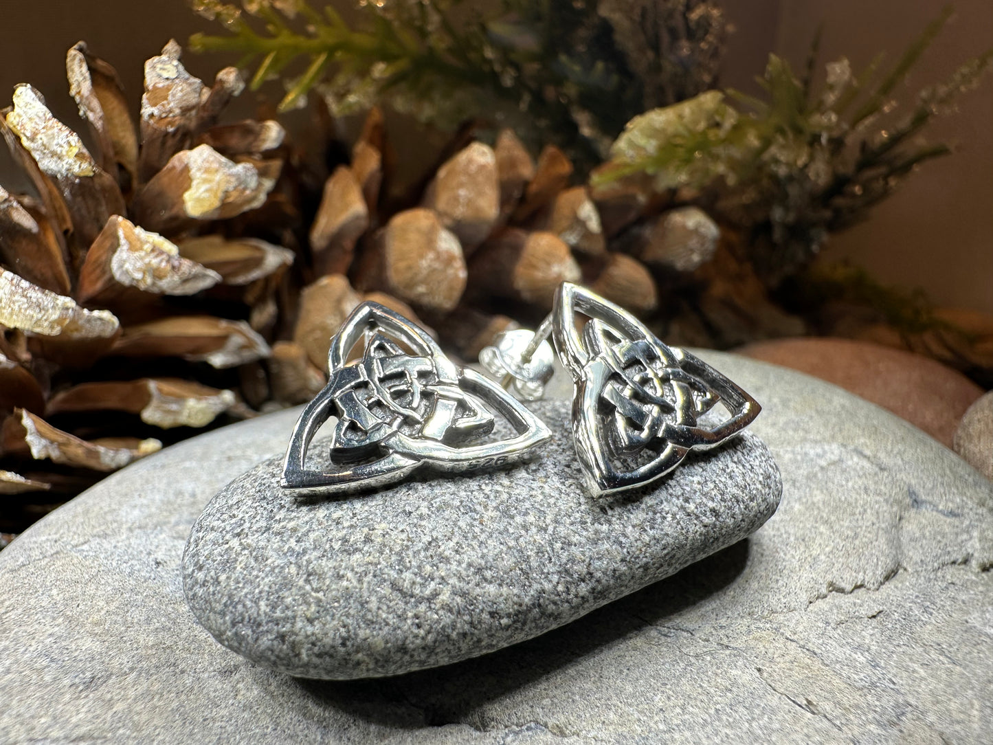 Linden Trinity Knot Post Earrings — view 8