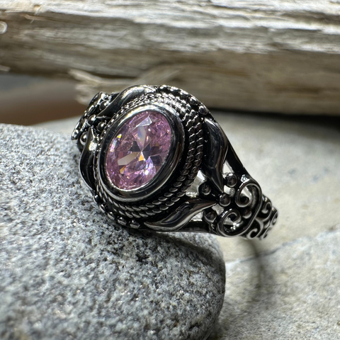 Load image into Gallery viewer, Romantic Celtic Knot Ring in Sterling Silver
