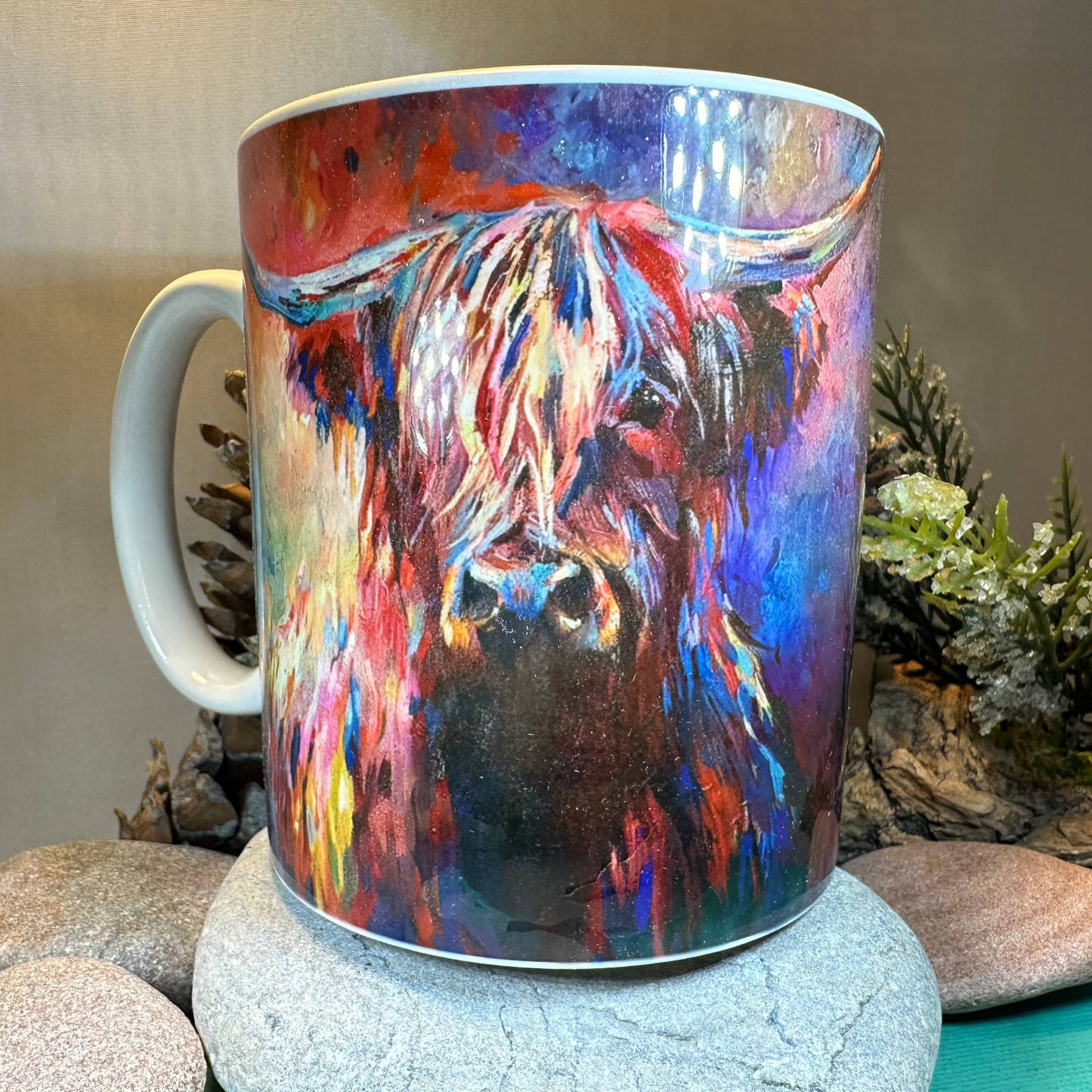 Sue Gardner Scottish Highland Cow Mug