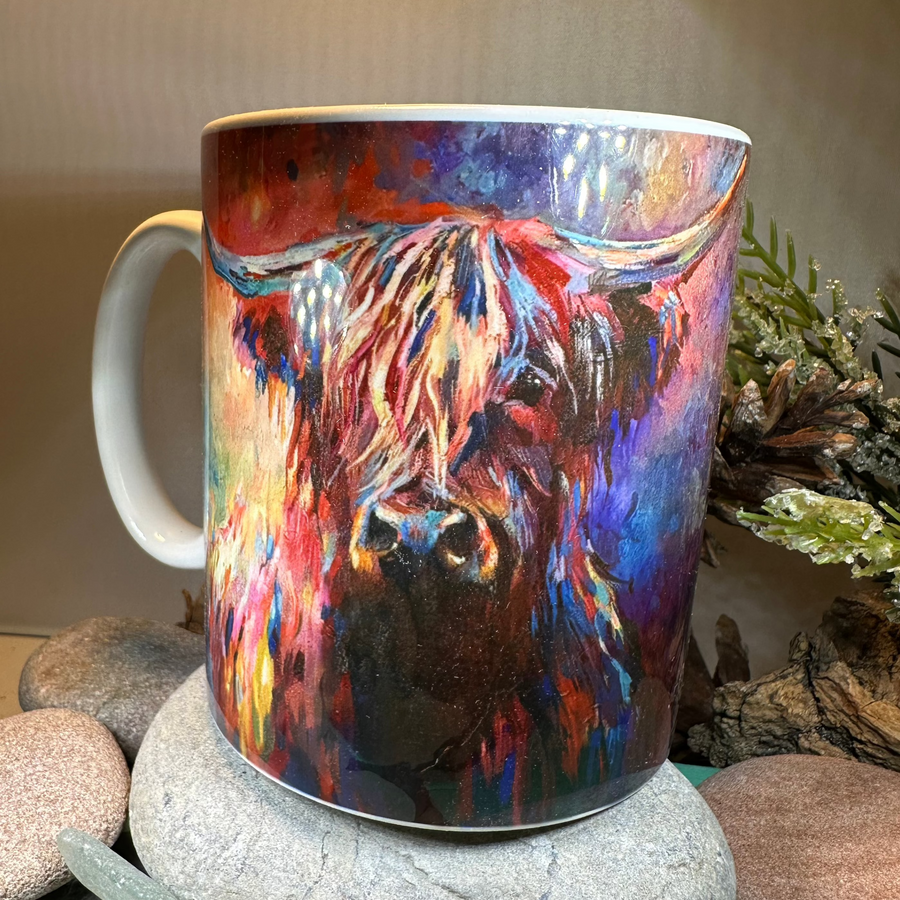 Sue Gardner Scottish Highland Cow Mug