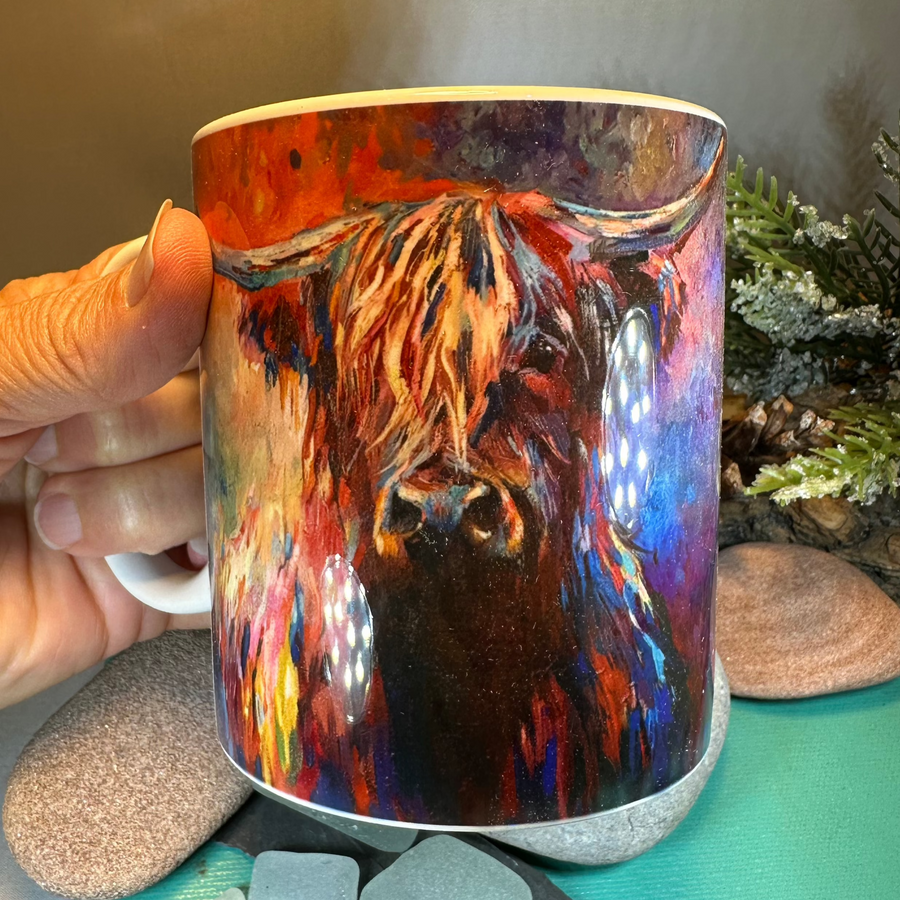 Sue Gardner Scottish Highland Cow Mug