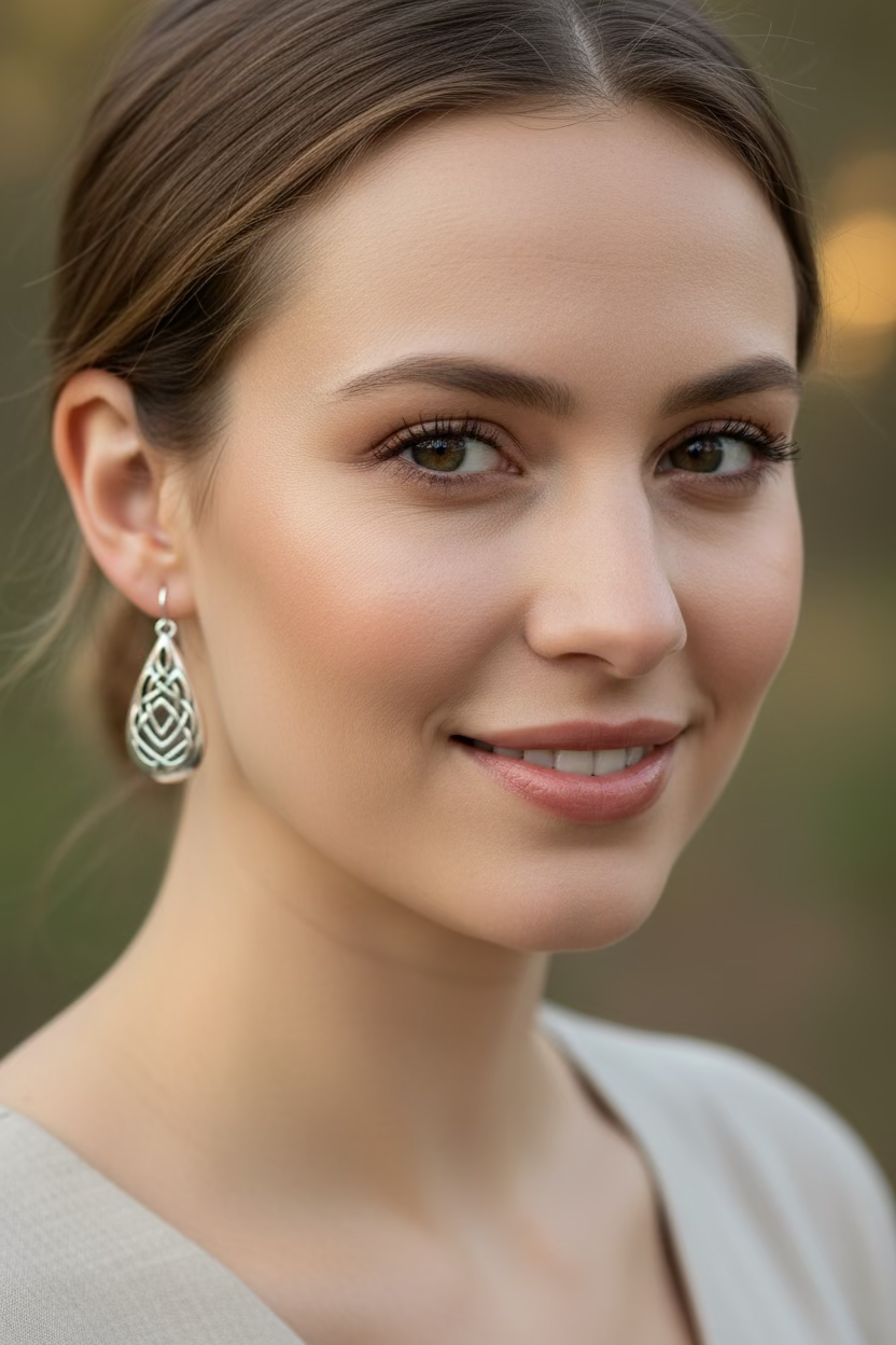 Salia Celtic Knot Earrings — view 5