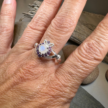 Load image into Gallery viewer, Adore Moonstone Claddagh Ring
