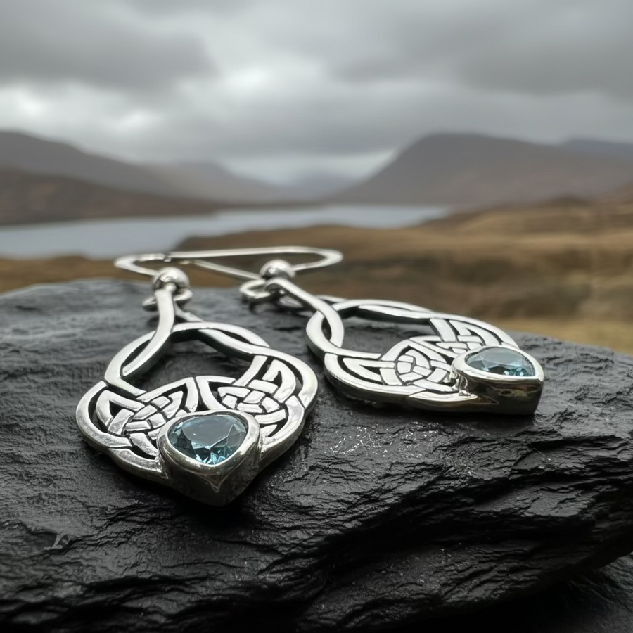 Heart Celtic Knot Earrings