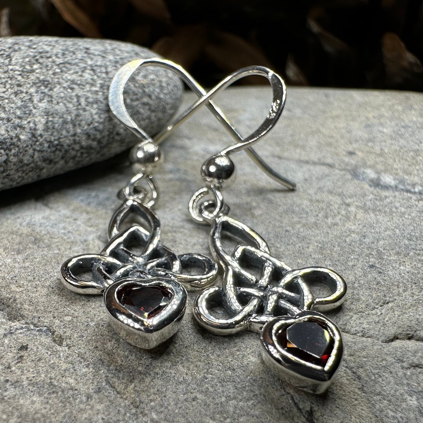 Brigid Celtic Knot Earrings — view 2