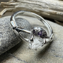 Load image into Gallery viewer, Ardor Moonstone Claddagh Ring
