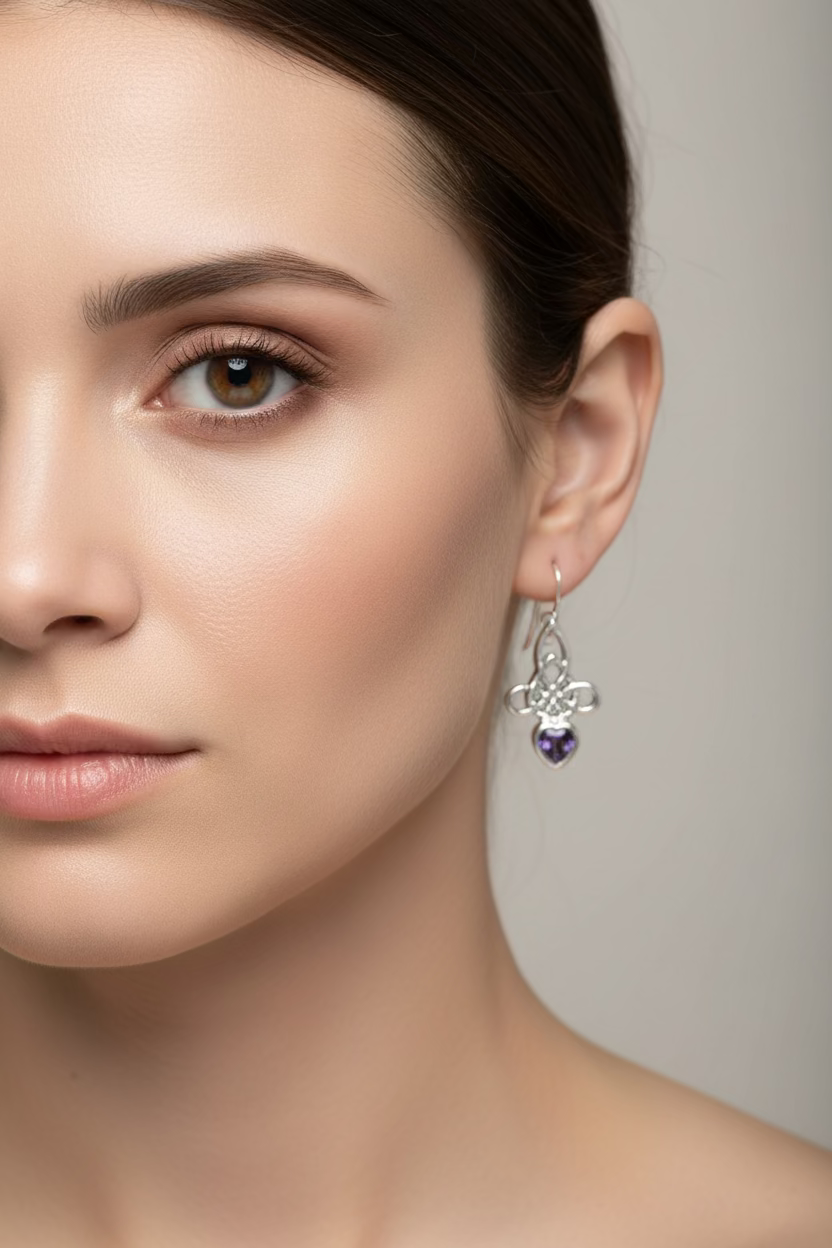 Brigid Celtic Knot Earrings — view 5