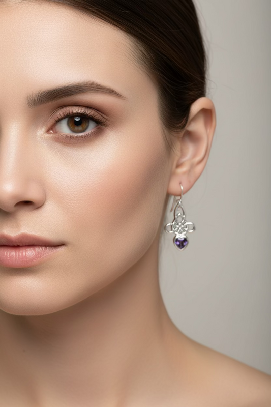 Brigid Celtic Knot Earrings — view 5