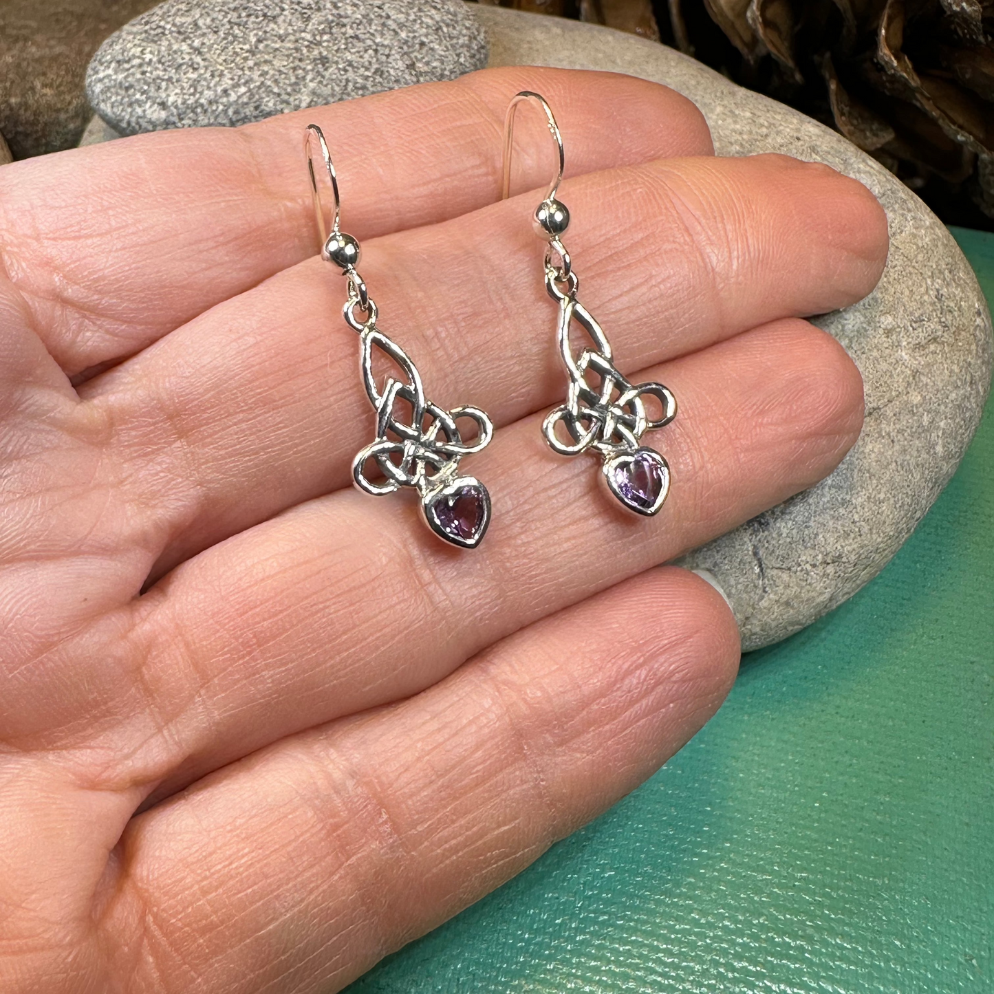 Brigid Celtic Knot Earrings — view 4