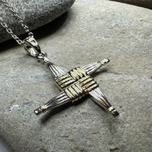Load image into Gallery viewer, Saint Brigid Cross Necklace
