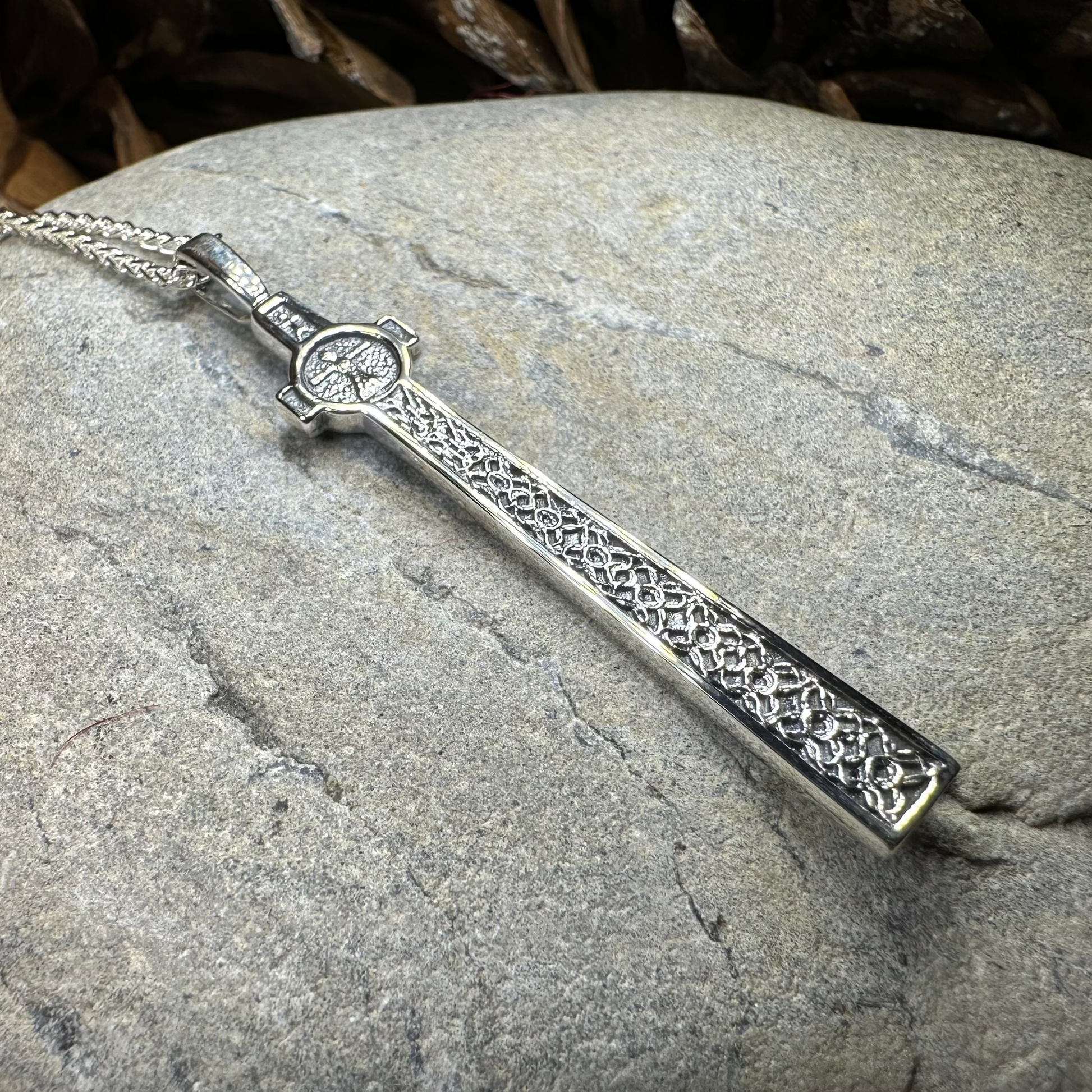 Scottish McLean's Celtic Cross Necklace — view 7
